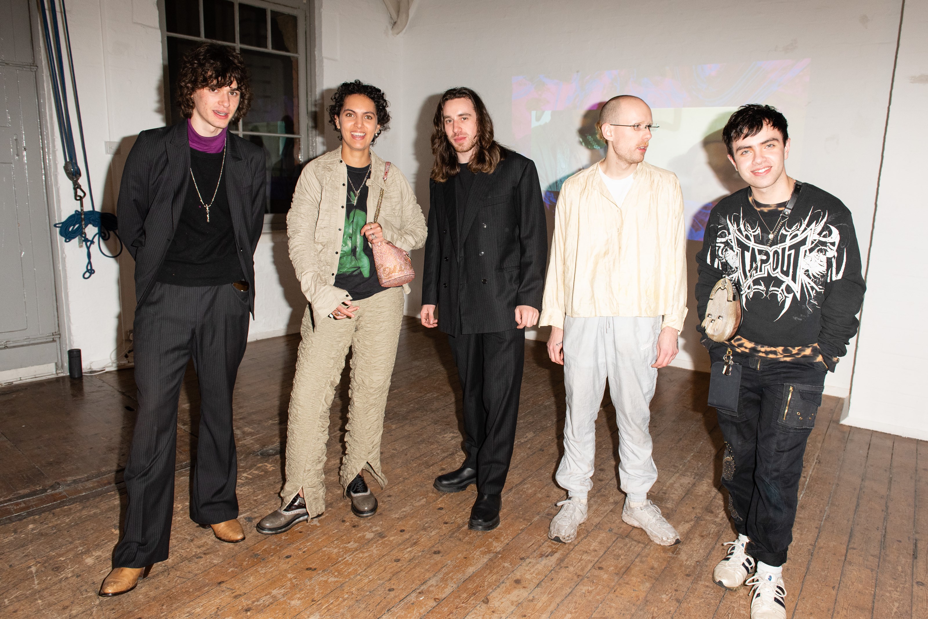 Alexander James & British Fashion Council celebrate the opening of One More Slope at the Painting Rooms in London